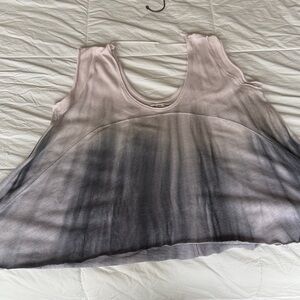 We The Free Blush and Charcoal Ombre Tank Top / S